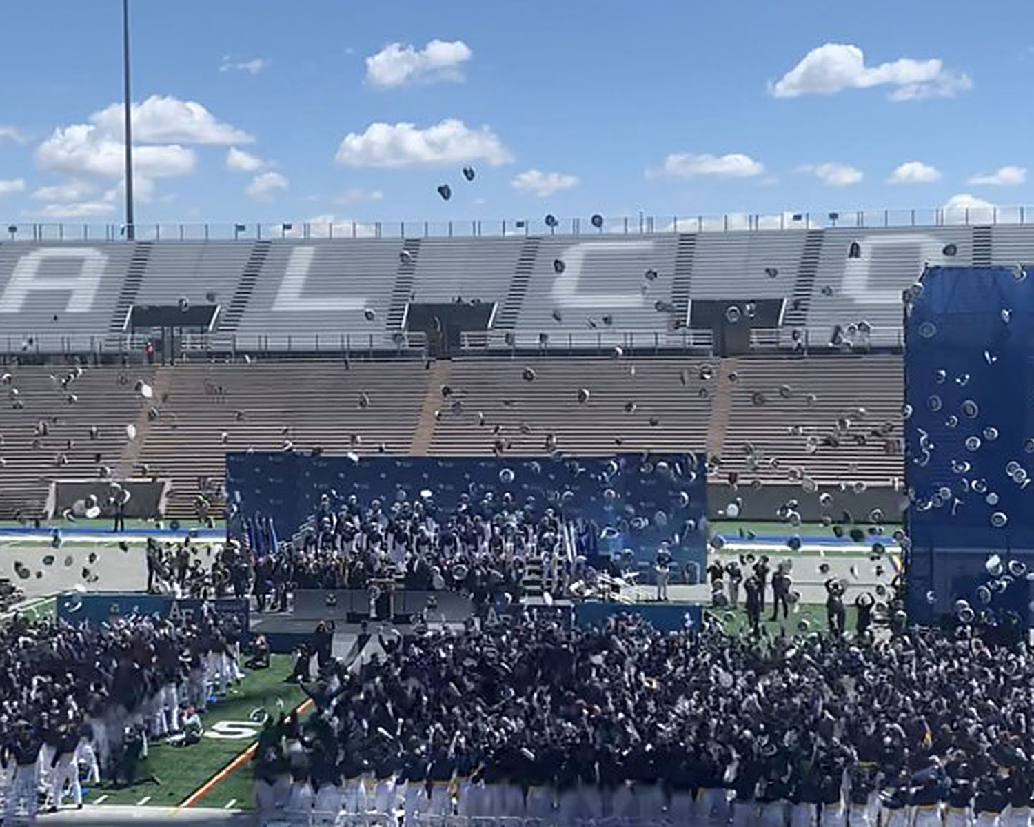 Joshua Henriques was among those celebrating graduation from the US Air Force Academy.