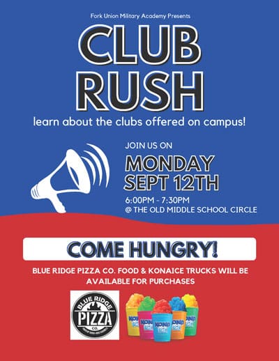 Club Rush flyer