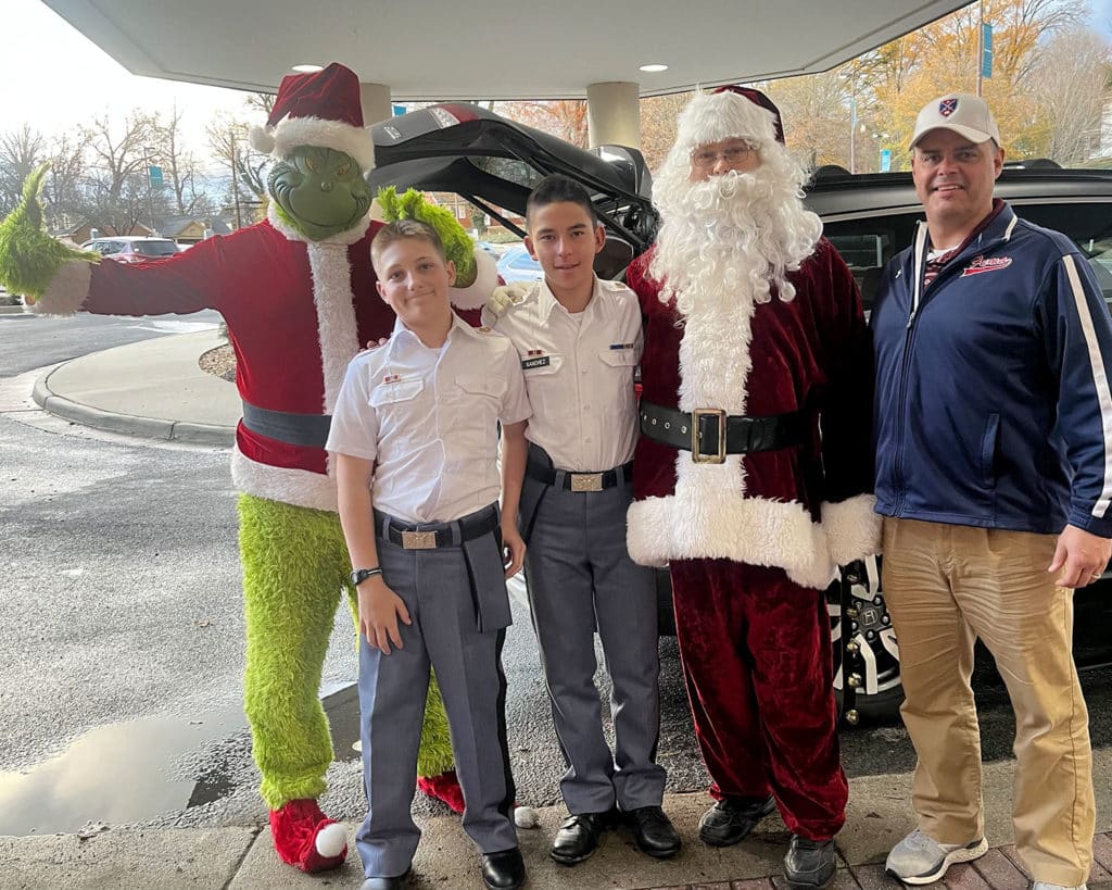 18th Annual Coat Drive at Fork Union Military Academy delivers over 100 coats.