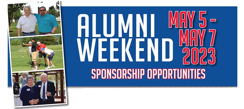Alumni Weekend Sponshorship Levels for 2023