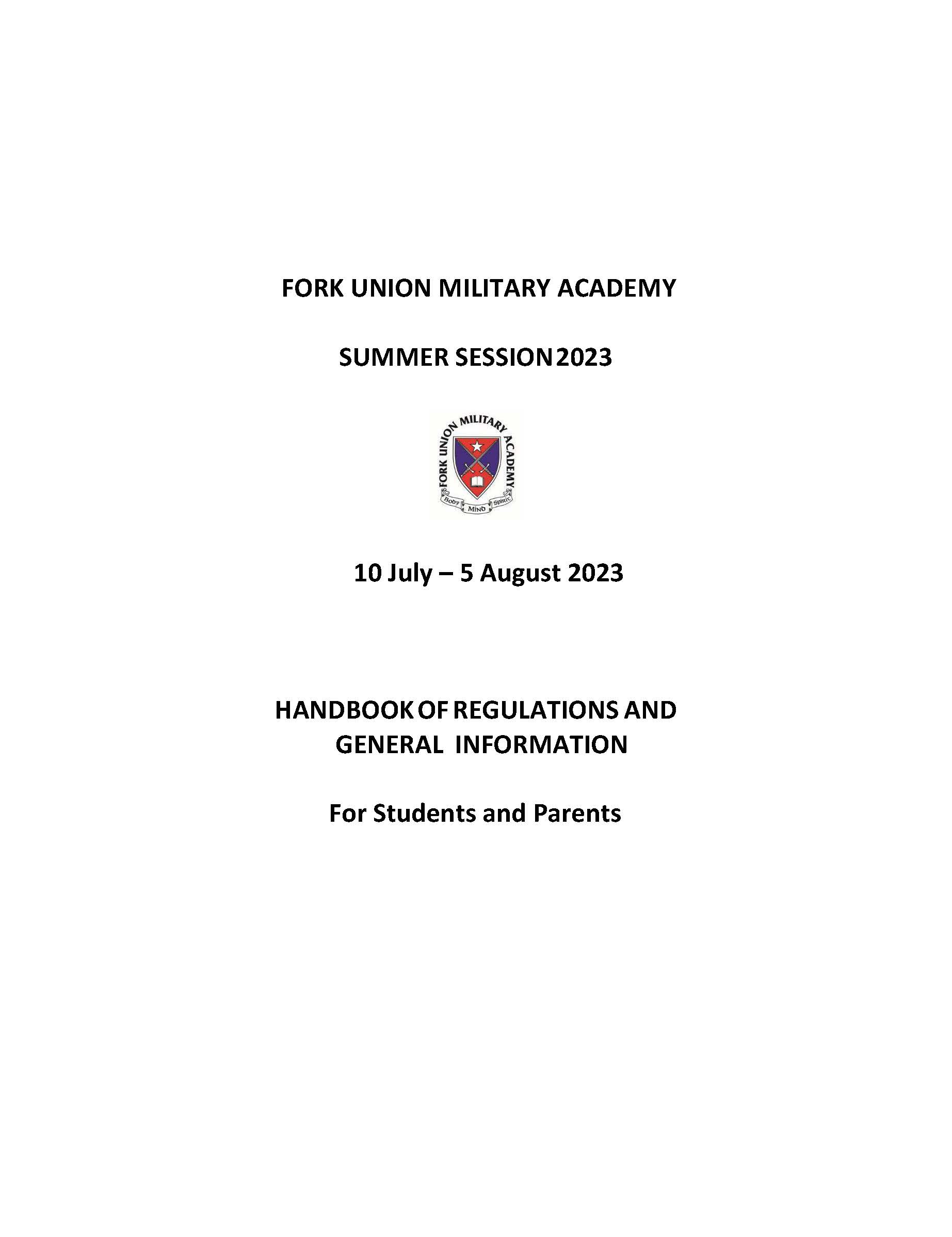 2023 Summer School Handbook - Revised 14 March 2023_Page_01