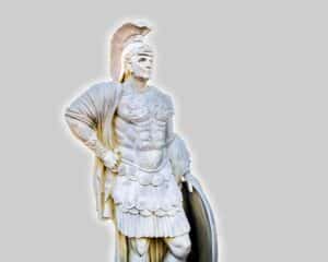 Statue of a Roman centurion