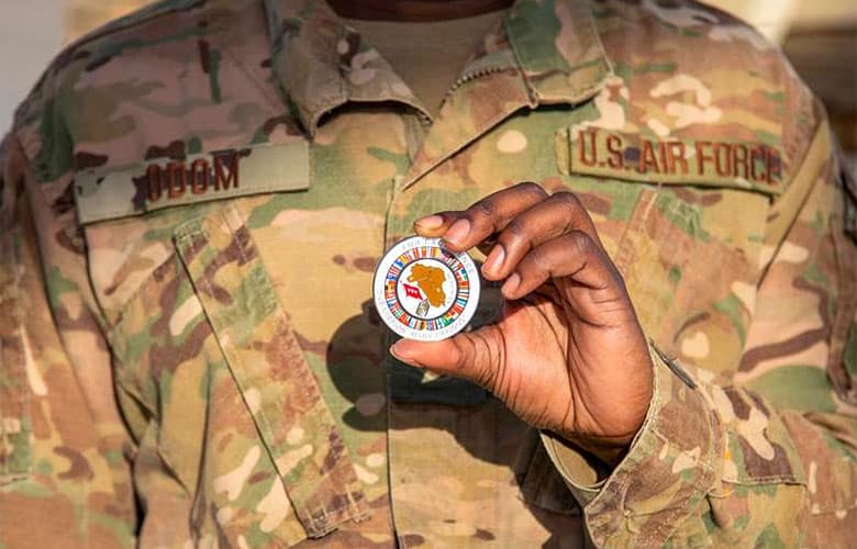 “This coin shows me that what I do is being appreciated, so it goes a long way.”
U.S. Air Force Staff Sgt. Devin Odom, special vehicle maintenance