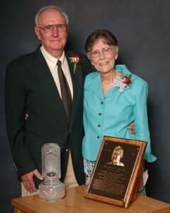 William A. and Mary Helen Blair at his FUMA Sports Hall of Fame induction ceremony.